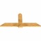 Ekena Millwork Eugene Rough Sawn Timber Gable Bracket, Western Red Cedar, 60"W x 27"H x 2"D x 6"F, 11/12 Pitch GBW060X27X0206EUG00RWR - alternate 4